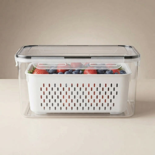 Large Capacity Refrigerator Storage Bin Set